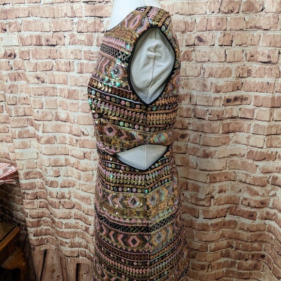 Forever 21 Exclusive Sequin Covered Dress Size Med - Picture 5 of 11